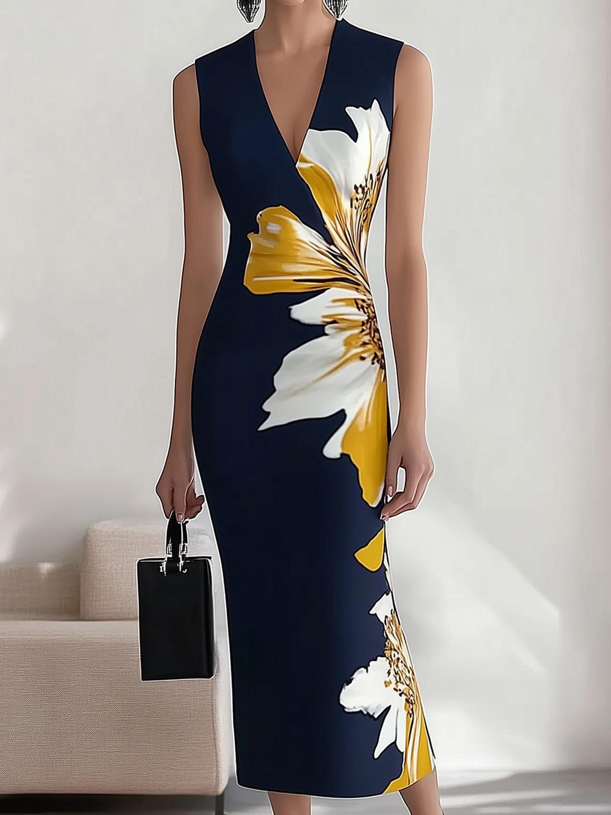 Imogen | Printed Midi Women Party Dress