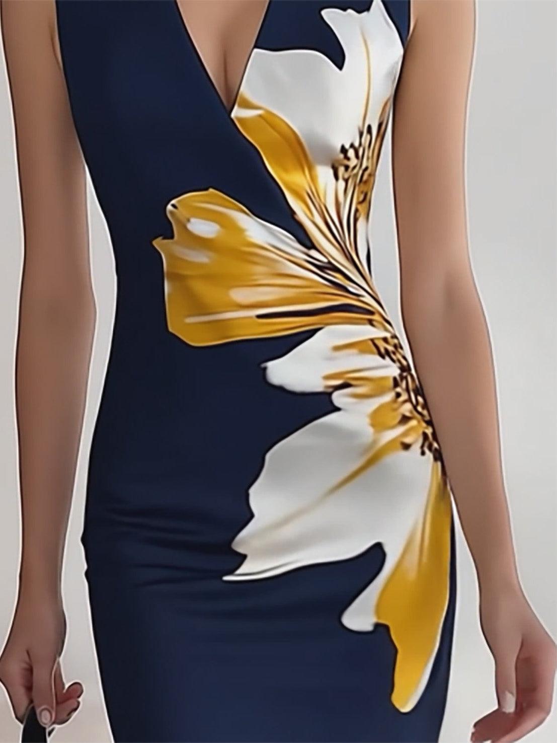 Imogen | Printed Midi Women Party Dress