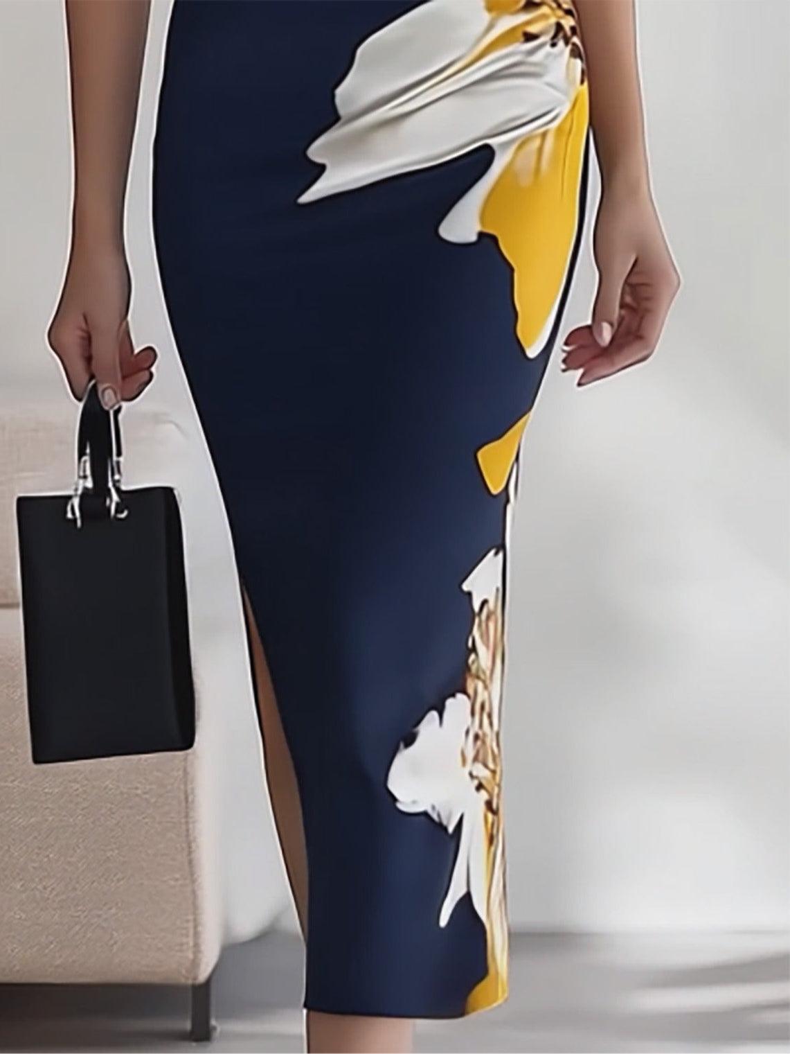 Imogen | Printed Midi Women Party Dress