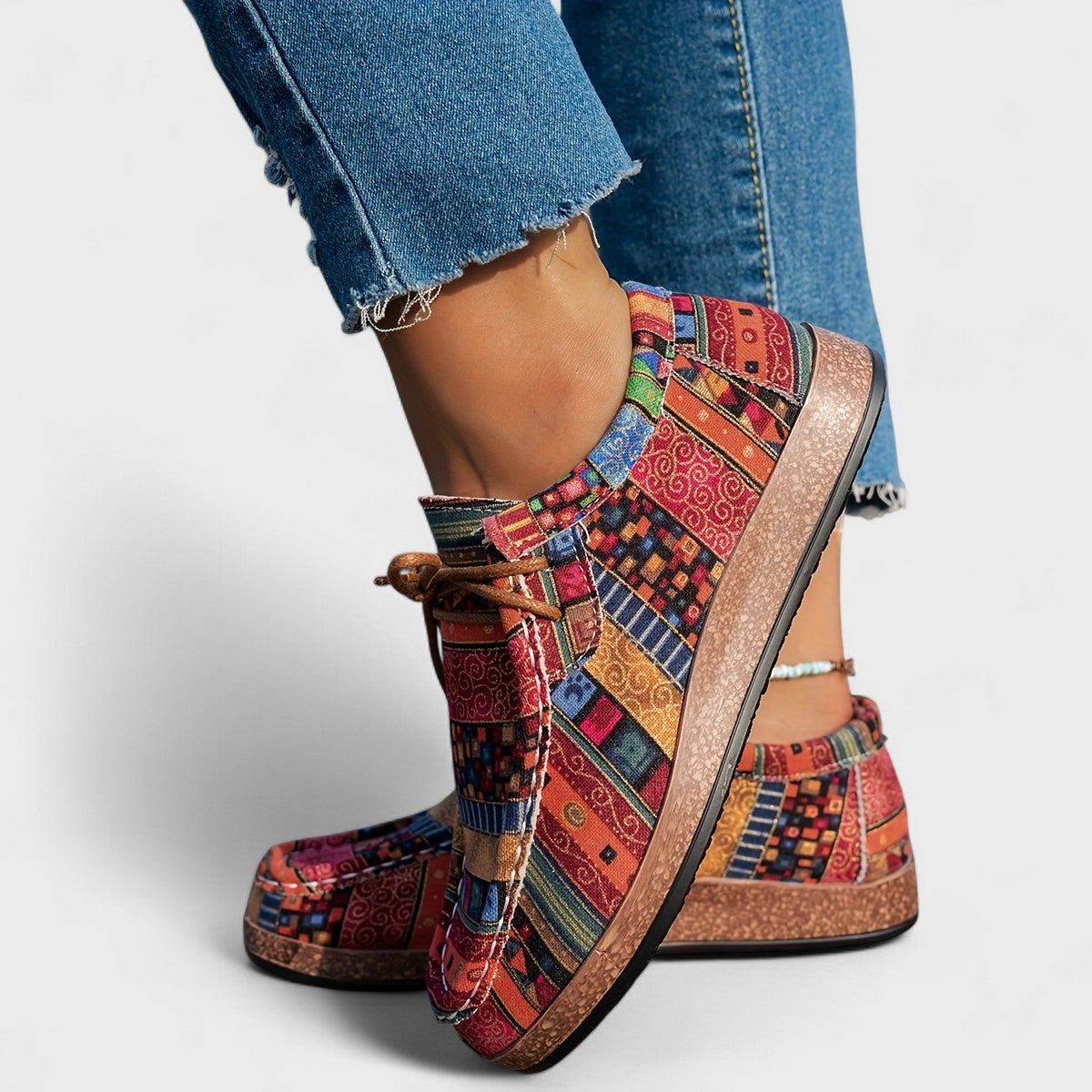 Uma | Wide-Heel Anatomical-Insole Women Orthopedic Sneaker