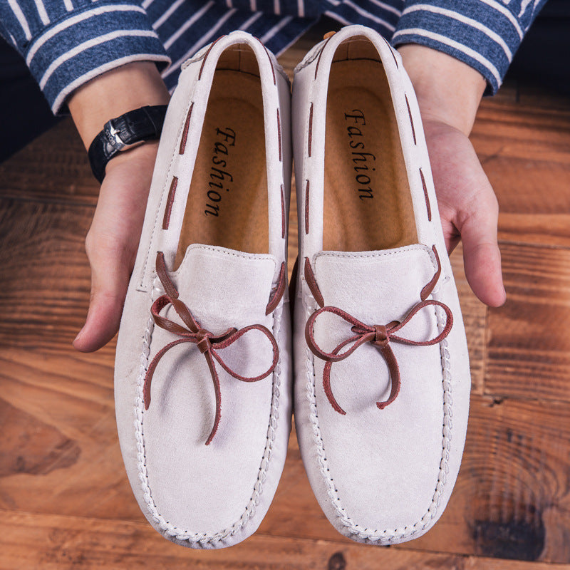 Oscar | Suede Bow-Detail Men's Driving Moccasins