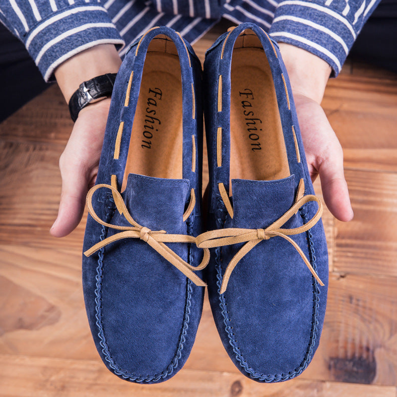 Oscar | Suede Bow-Detail Men's Driving Moccasins
