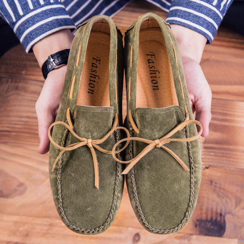 Oscar | Suede Bow-Detail Men's Driving Moccasins