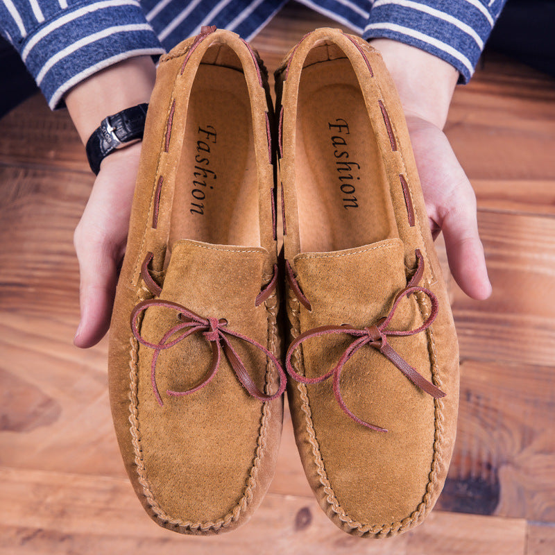 Oscar | Suede Bow-Detail Men's Driving Moccasins