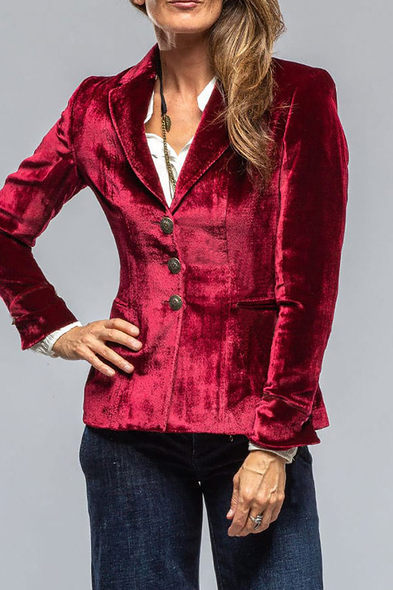 Florence | Fitted Linen Single-Button Women Blazer