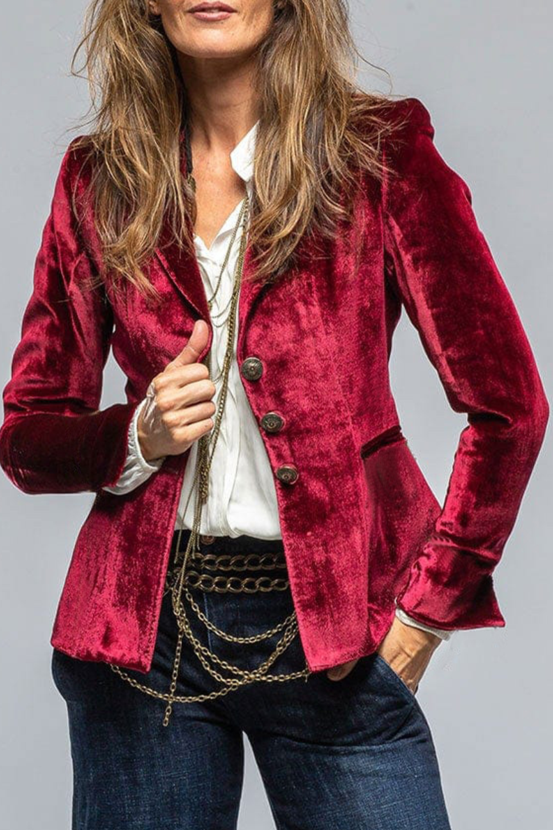 Florence | Fitted Linen Single-Button Women Blazer