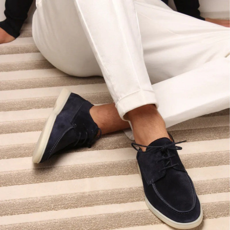 Felix | Suede Lace-Up Men's Boat Shoes