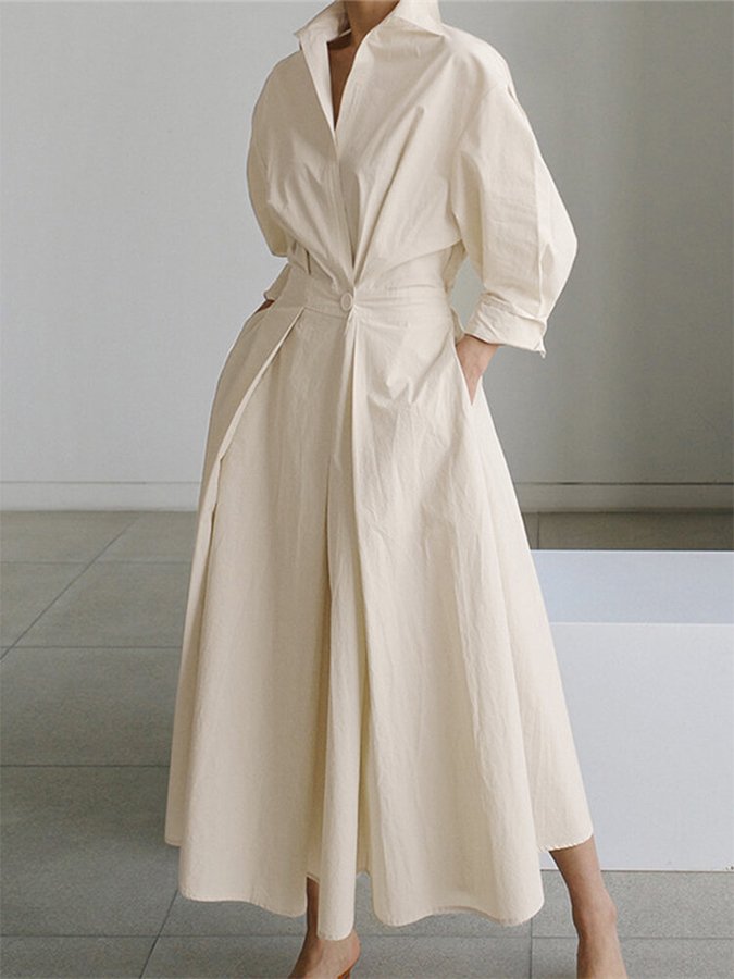 Yara | Flowing Linen Full-Length Maxi Dress for Summer