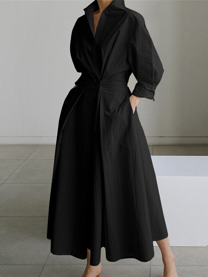 Yara | Flowing Linen Full-Length Maxi Dress for Summer