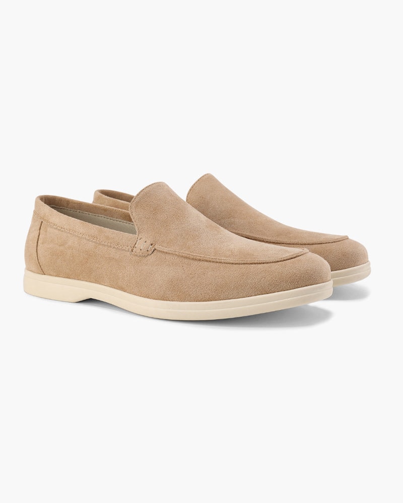 Spencer | Suede Moc-Toe Cream-Sole Men Loafers for Summer