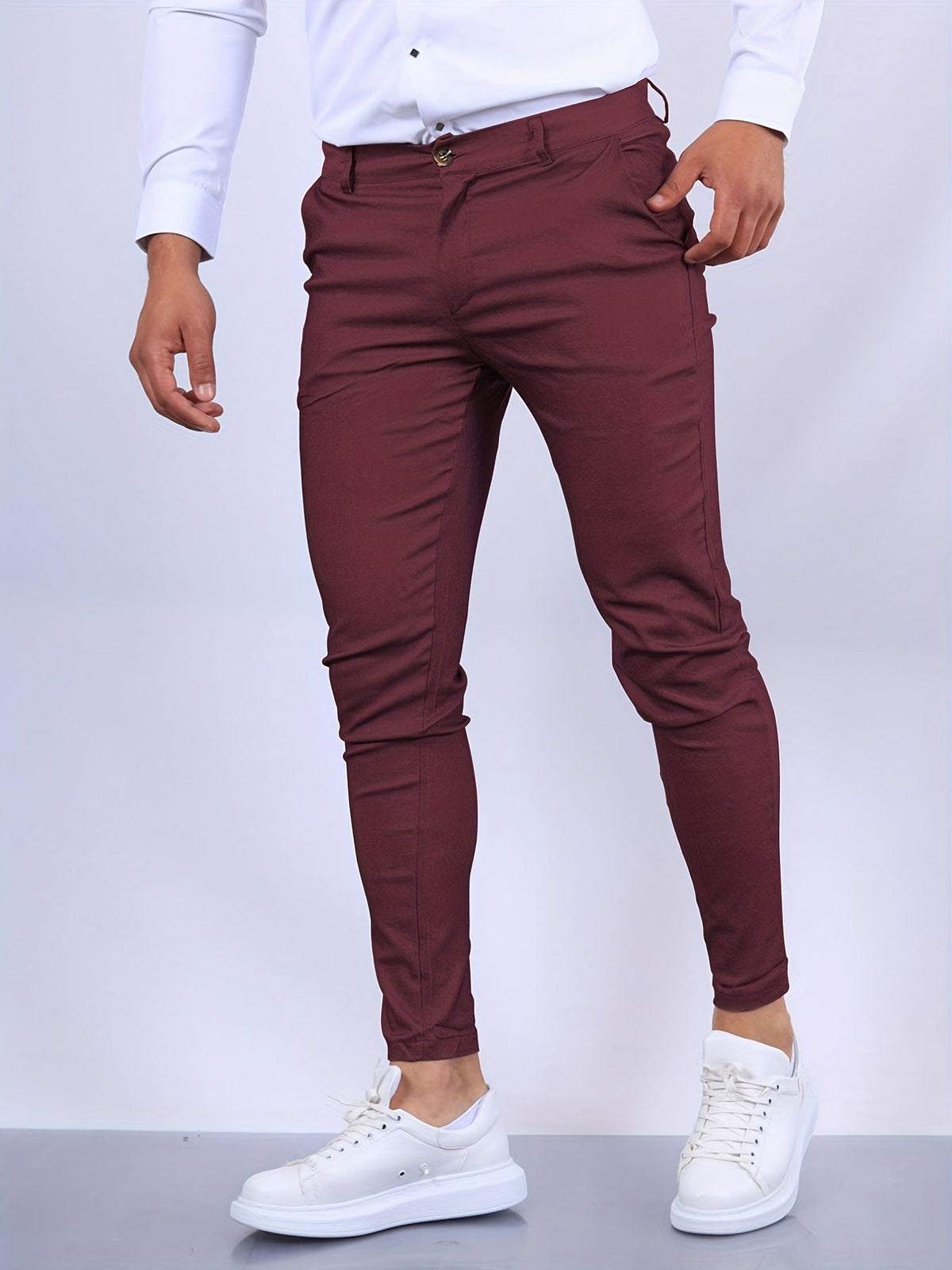 Tyler | Skinny Stretch Tapered Men Trousers
