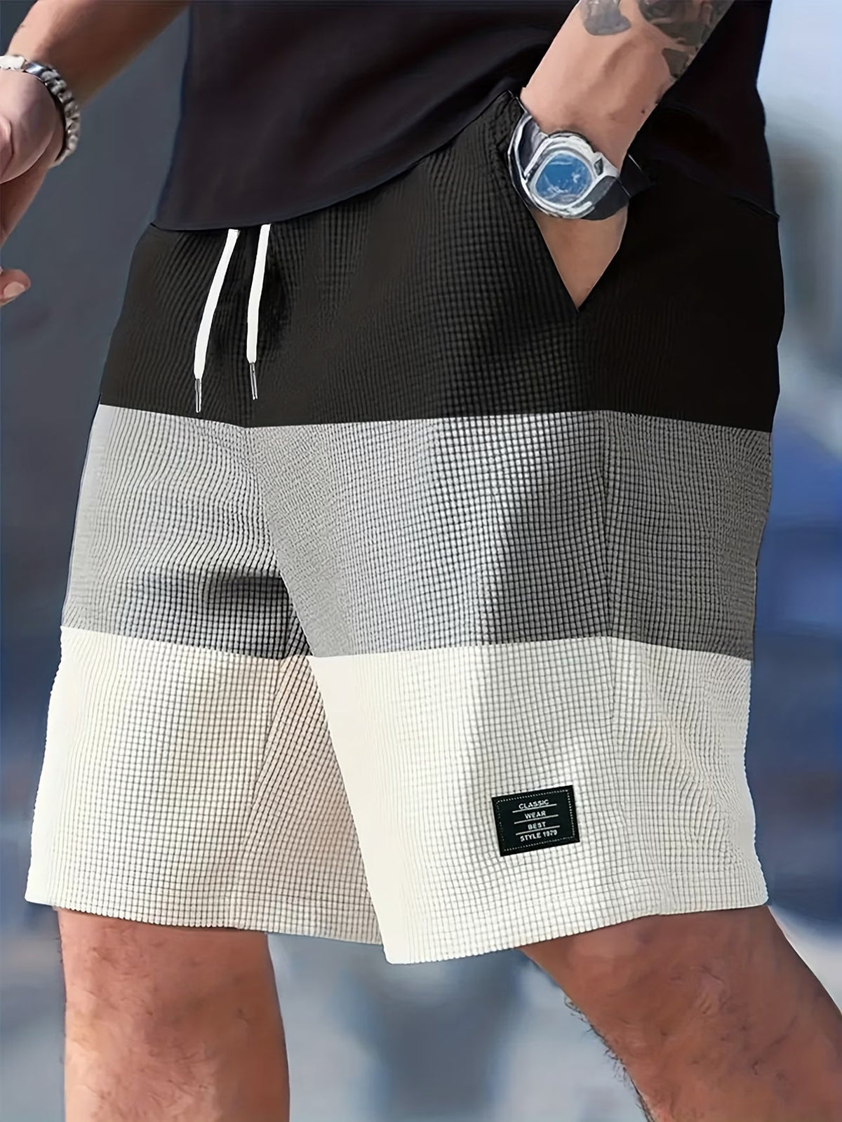 Kellan | Textured Relaxed Men Shorts for Summer