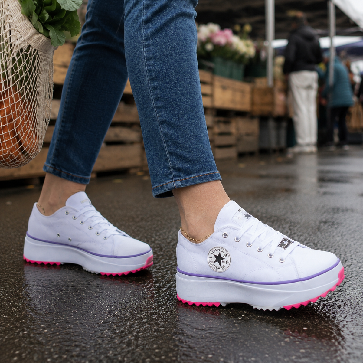 Daisy | Platform Lace-Up Women Orthopedic Sneaker