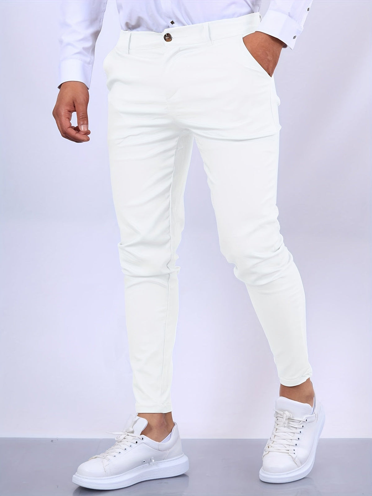 Tyler | Skinny Stretch Tapered Men Trousers