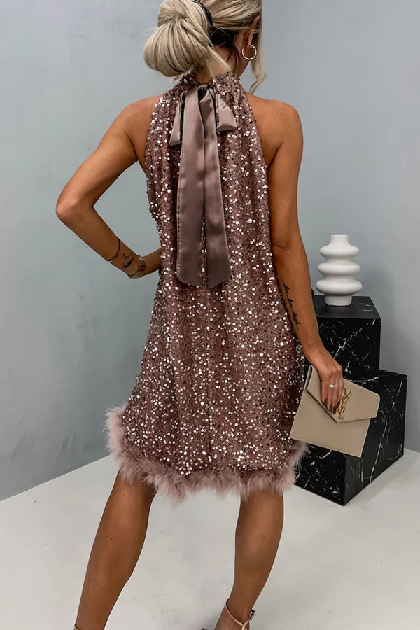 Adele | Halter Cut-Out Mini Dress for Summer