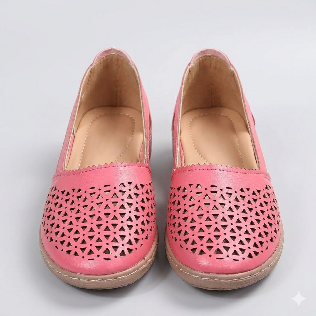 Sophie | Perforated Breathable Slip-On Women's Flats