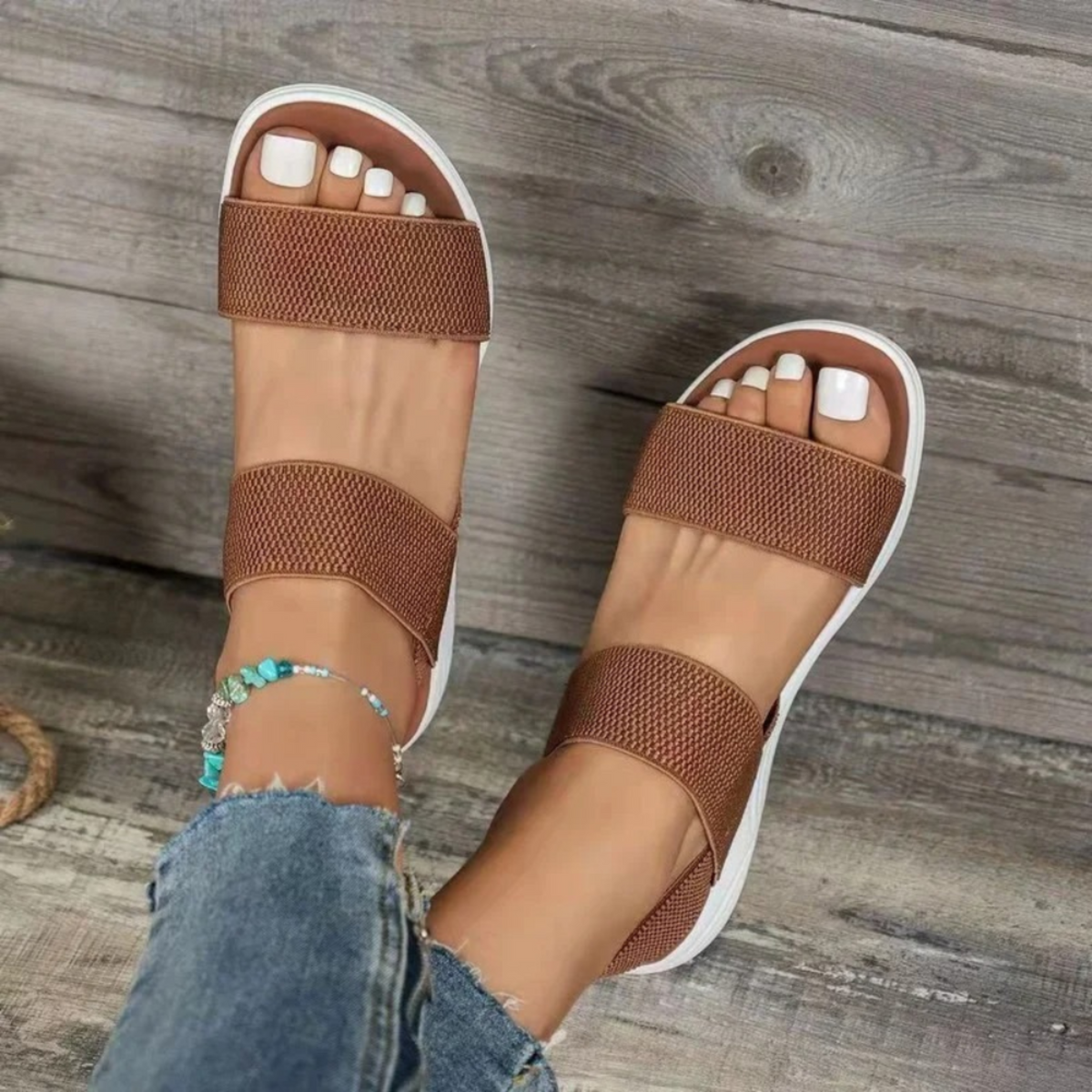 Harriet | Cushioned Wedge Adjustable-Strap Women Summer Sandals