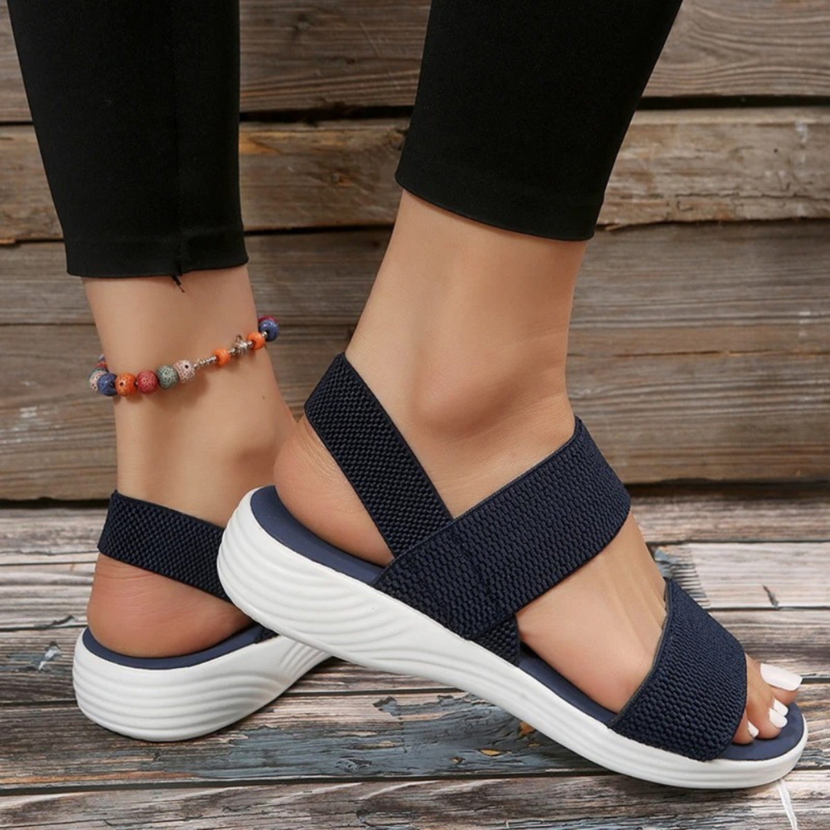 Harriet | Cushioned Wedge Adjustable-Strap Women Summer Sandals
