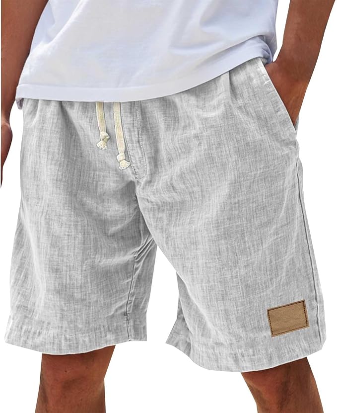 Lucas | Elastic-Waist Lightweight Men Shorts for Summer
