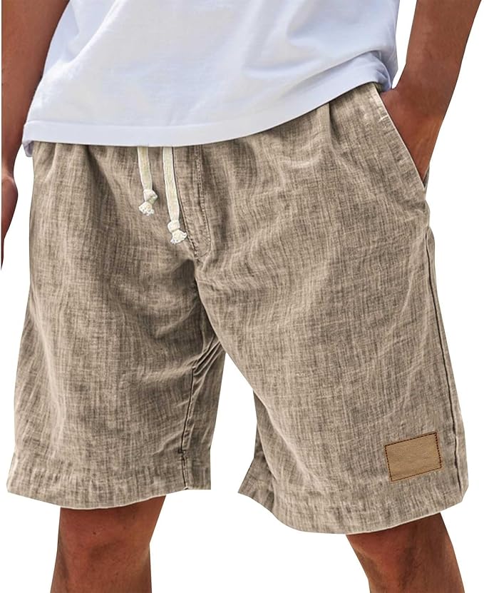 Lucas | Elastic-Waist Lightweight Men Shorts for Summer