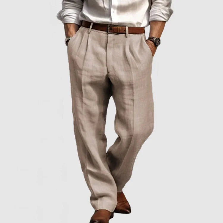 Patrick | Classic Straight-Leg Men Trousers