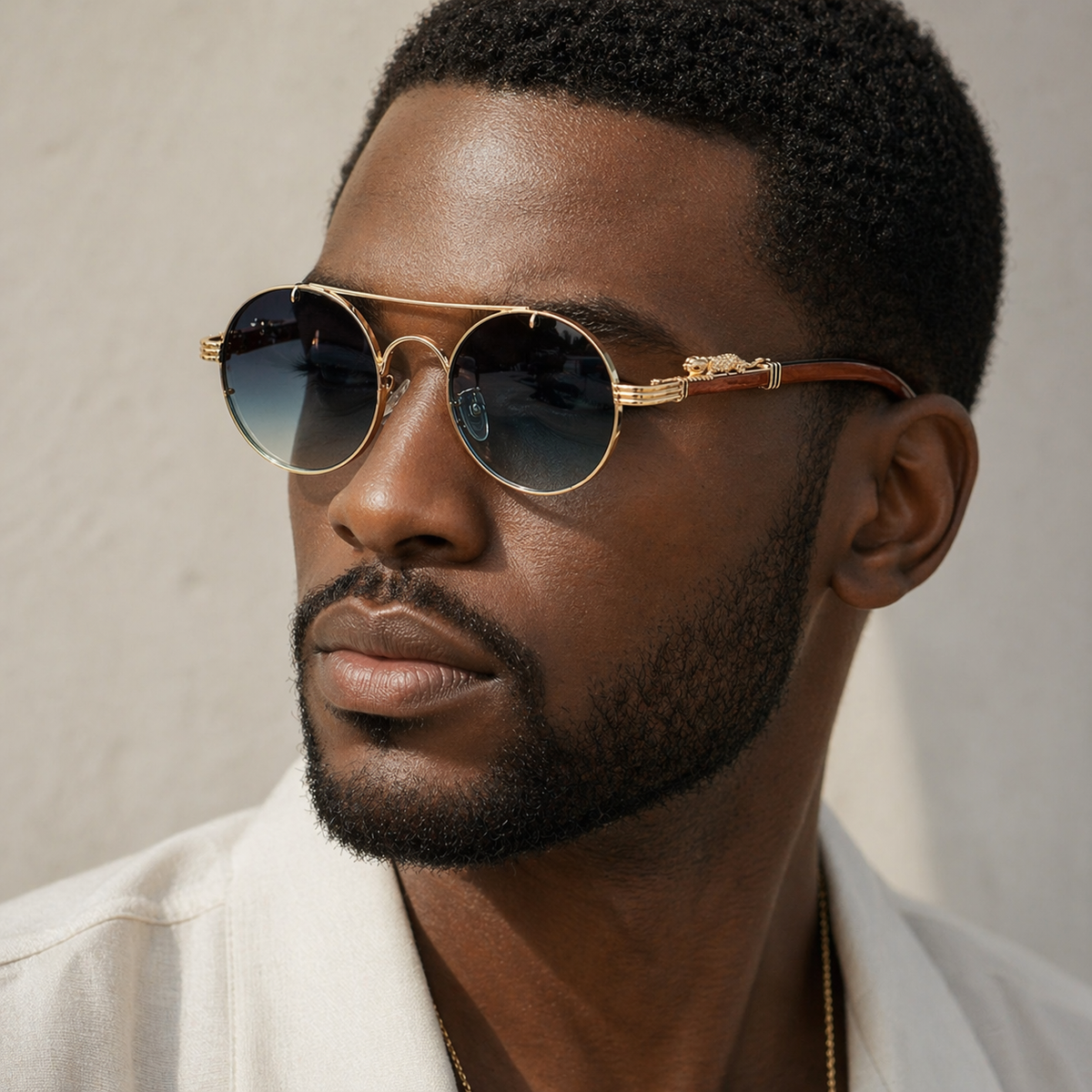 Oliver | Vintage Round-Frame Sunglasses