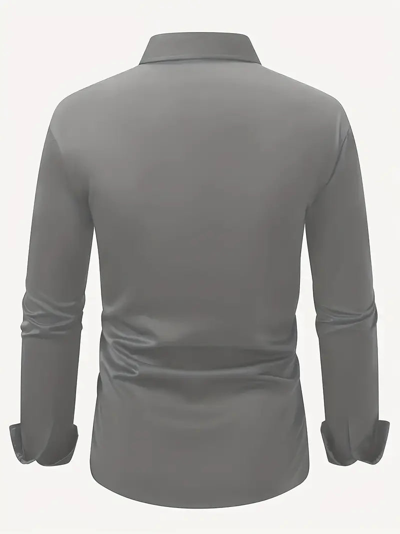 Noah | Breathable Long-Sleeve Men's Shirt for Summer