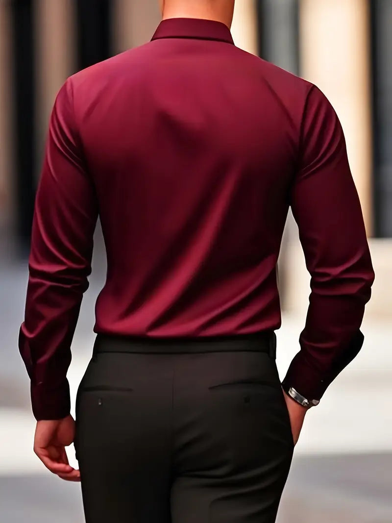 Noah | Breathable Long-Sleeve Men's Shirt for Summer
