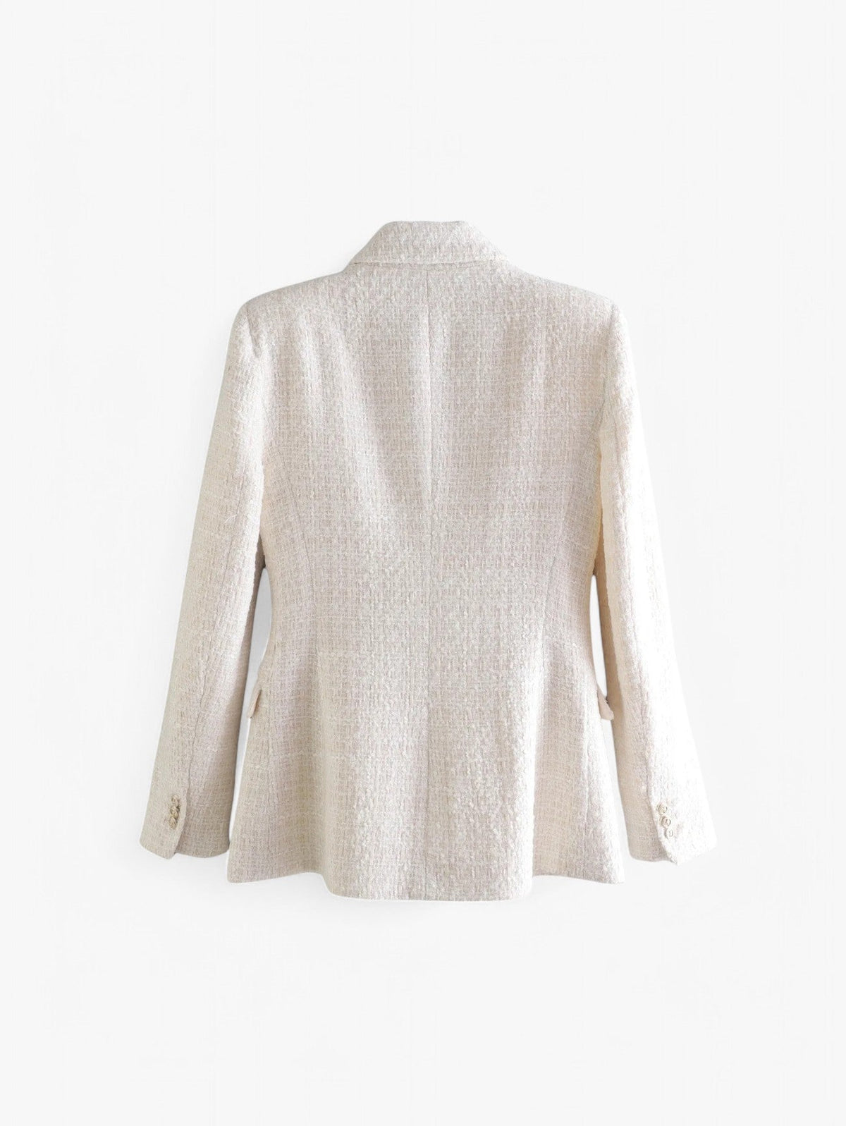 Lilian | Tweed Gold-Button Fitted Women Blazer