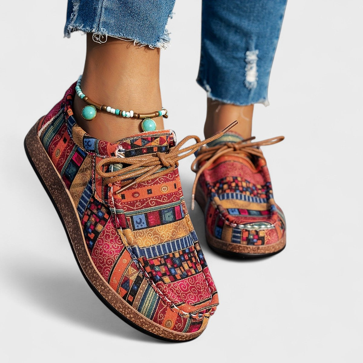 Uma | Wide-Heel Anatomical-Insole Women Orthopedic Sneaker