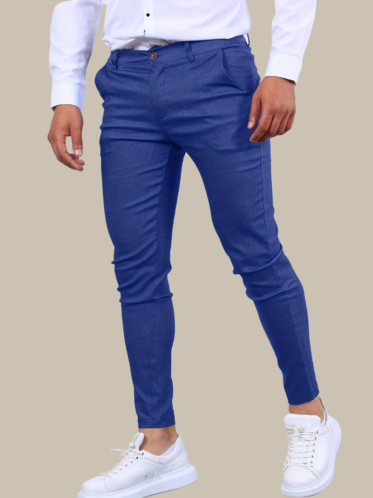 Tyler | Skinny Stretch Tapered Men Trousers