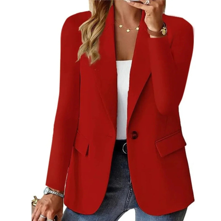 Harper | Linen Relaxed Open-Front Women Blazer