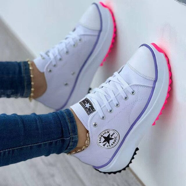Daisy | Platform Lace-Up Women Orthopedic Sneaker