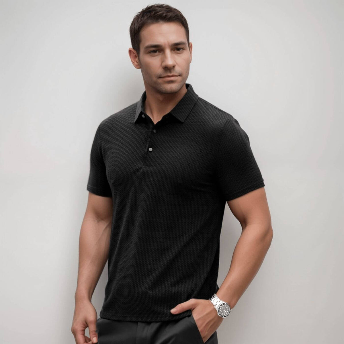 Mason | Breathable Cotton Pique Men's Polo Shirt for Summer