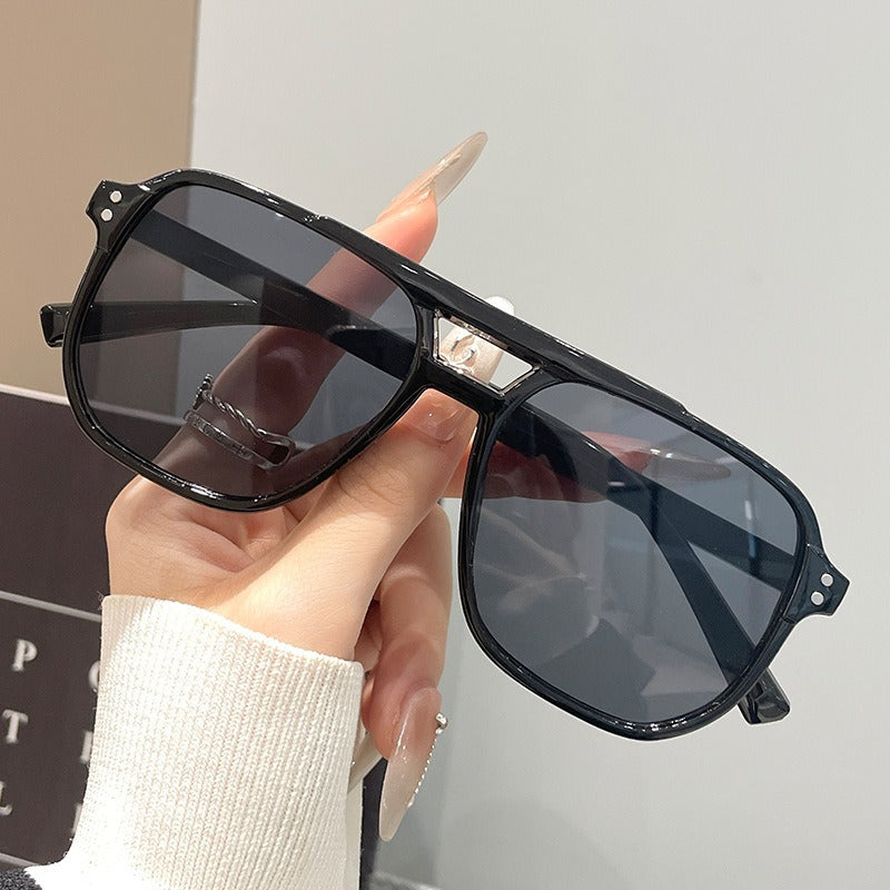 Sienna | Tortoiseshell Rectangular Gradient Sunglasses
