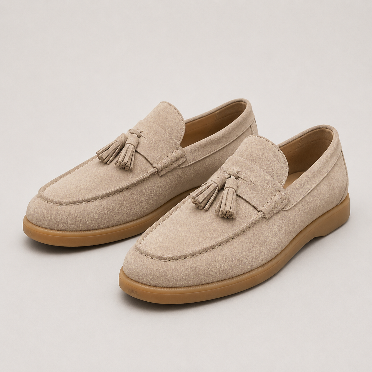 Hugo | Suede-Look Tassel Moccasin Men Loafers for Summer