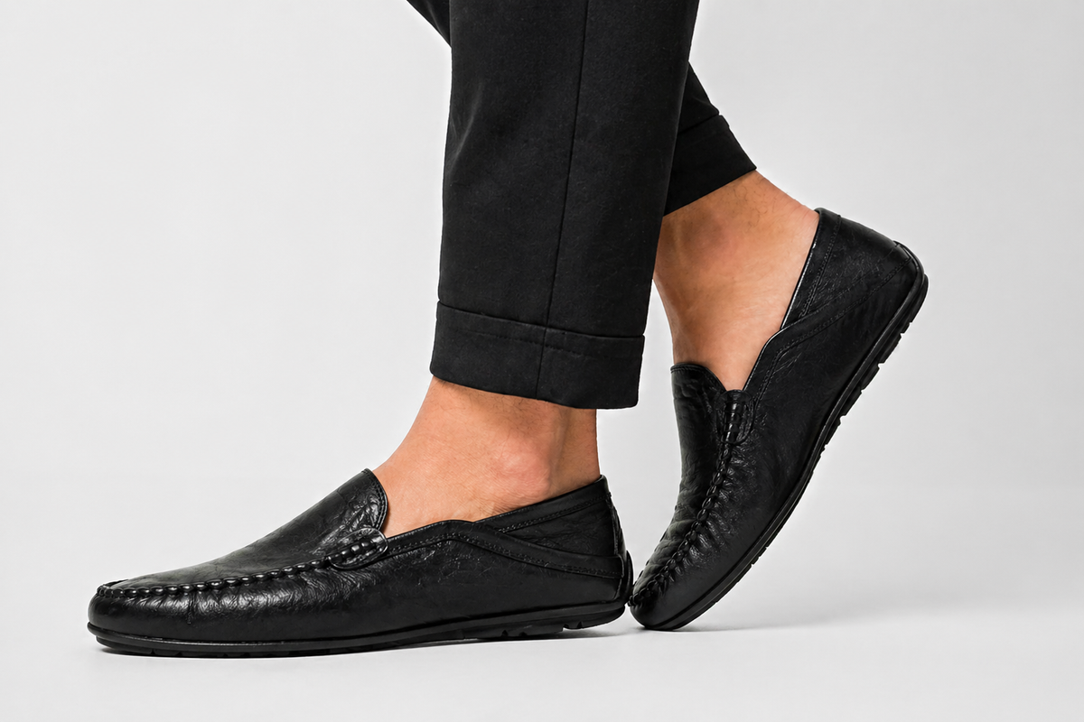 Marcus | Soft Leather Slip-On Men Loafers