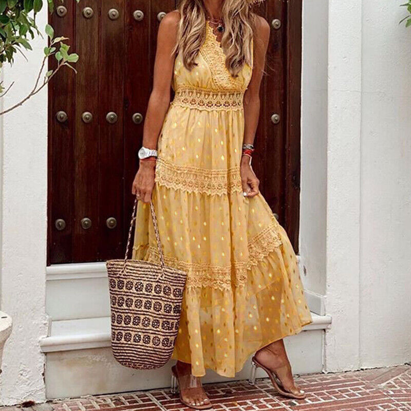 Elodie | Boho Lace Relaxed Dress for Summer