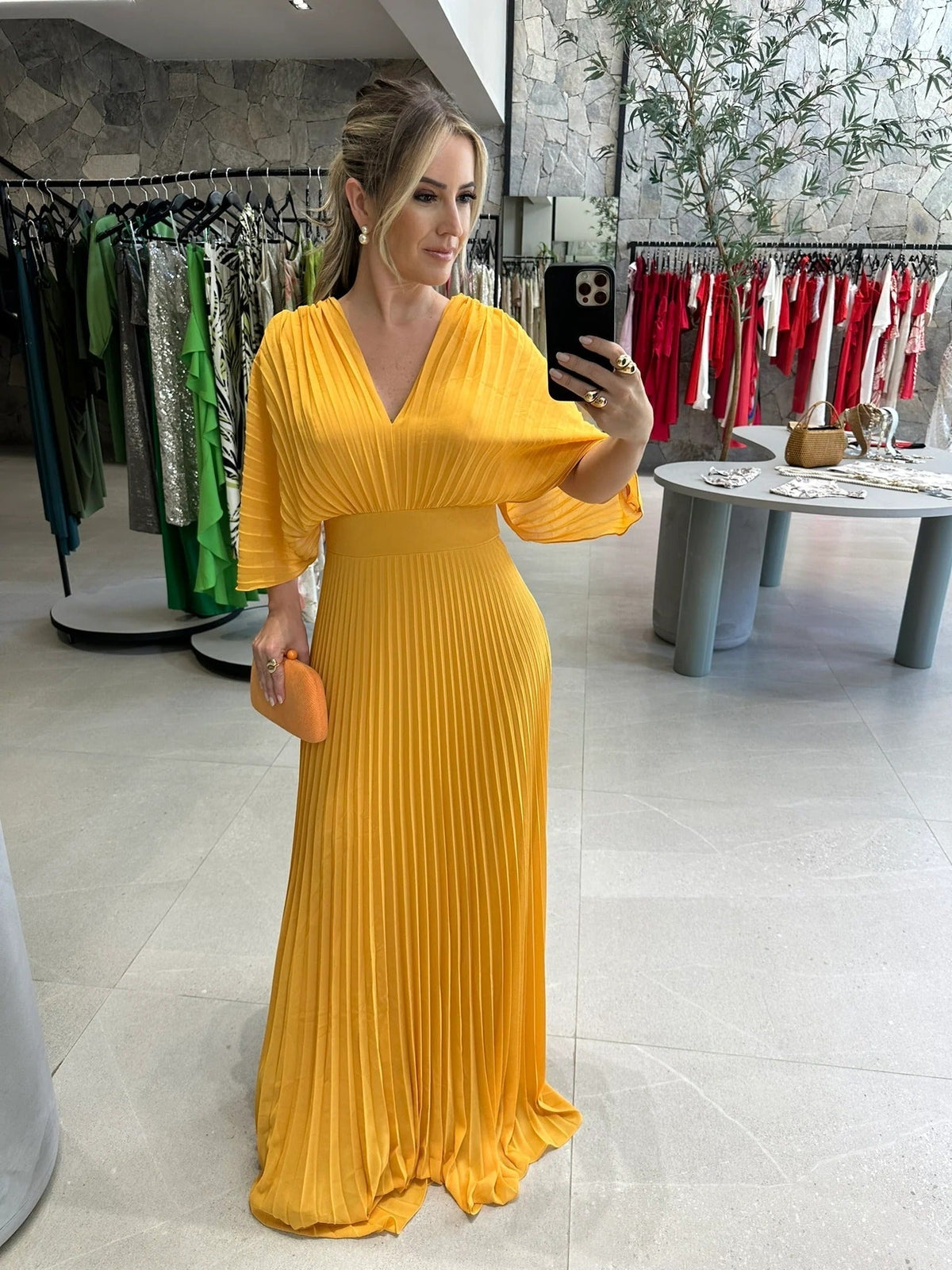 Verity | Pleated Maxi Women Party Dress