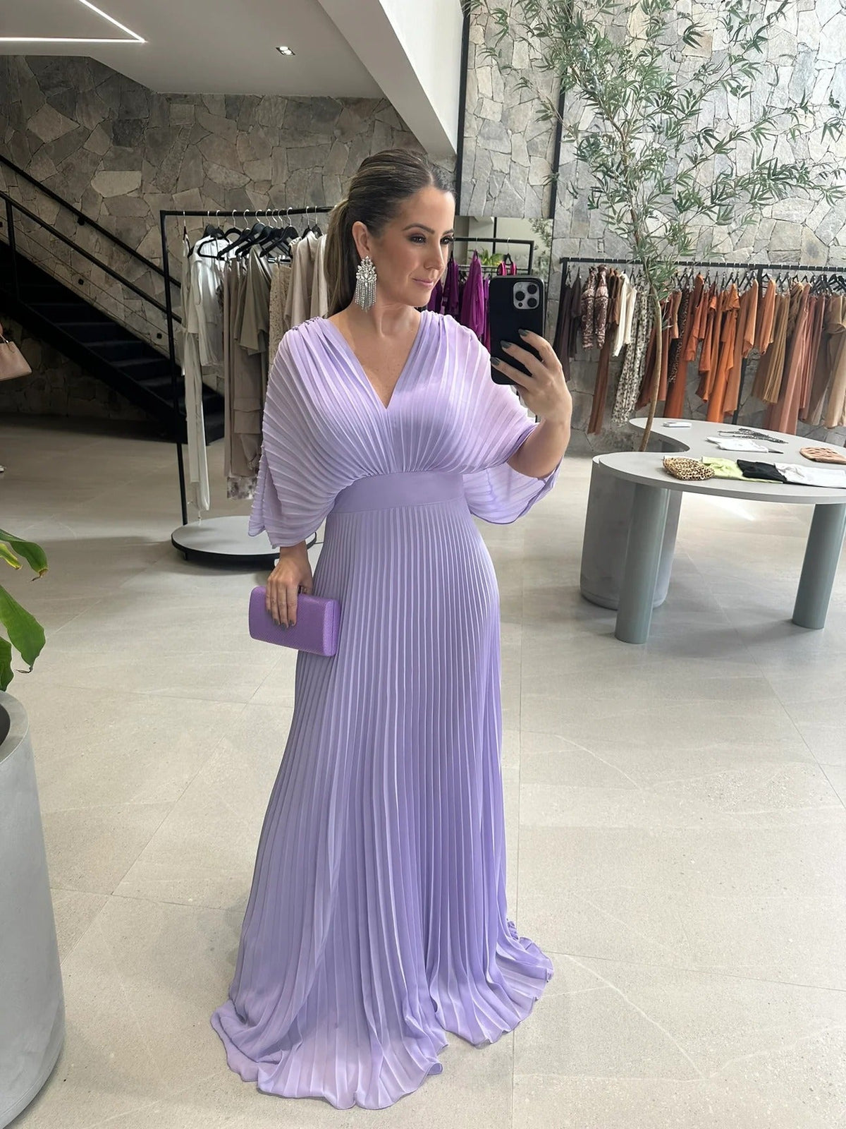 Verity | Pleated Maxi Women Party Dress