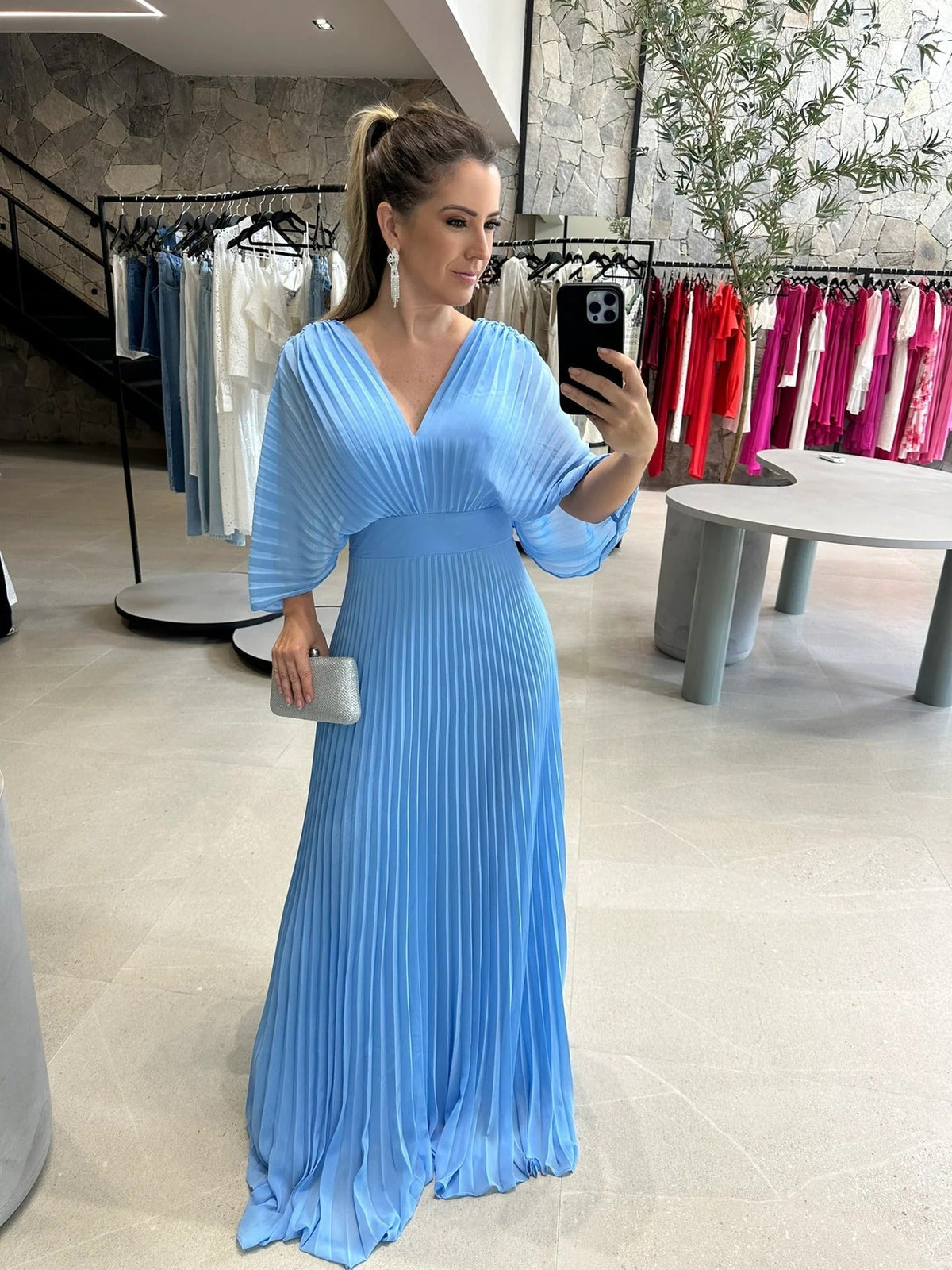 Verity | Pleated Maxi Women Party Dress