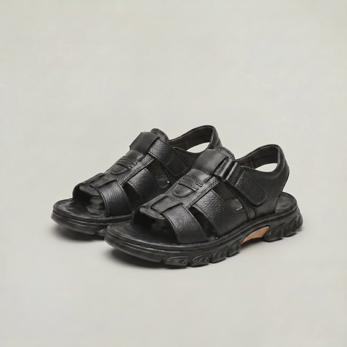 Declan | Open-Toe Multi-Strap Fisherman Men Sandals for Summer