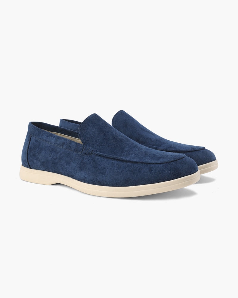 Spencer | Suede Moc-Toe Cream-Sole Men Loafers for Summer