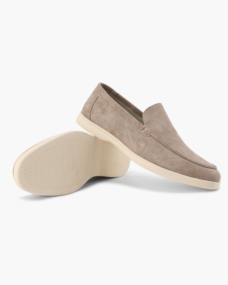Spencer | Suede Moc-Toe Cream-Sole Men Loafers for Summer