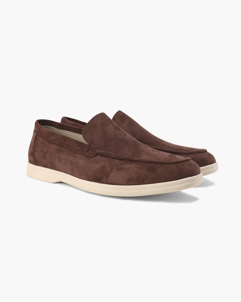 Spencer | Suede Moc-Toe Cream-Sole Men Loafers for Summer