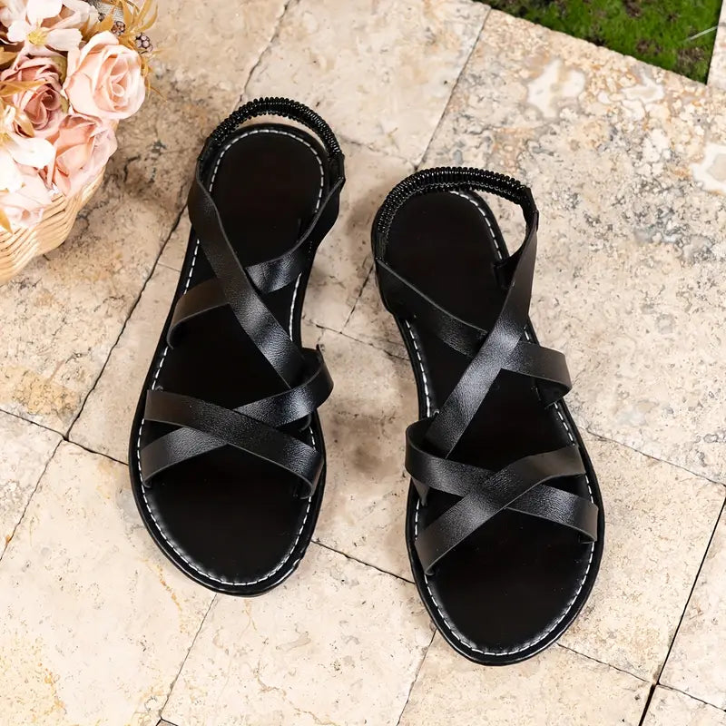 Luna | Criss-Cross Flat Women Summer Sandals