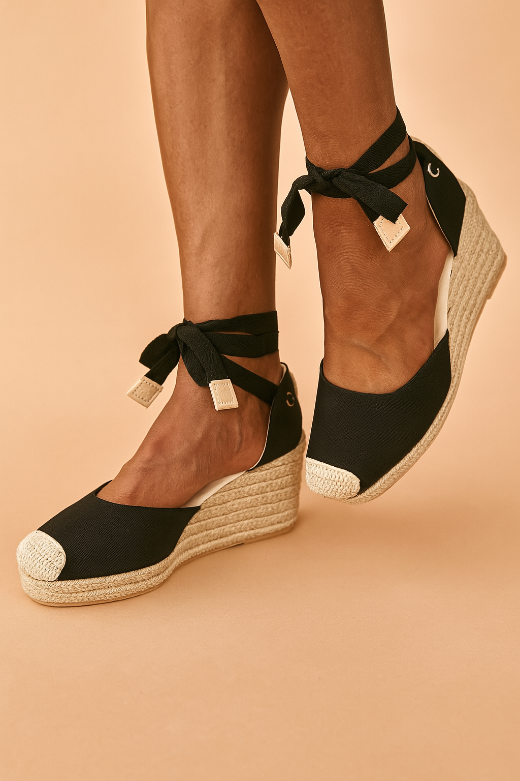 Maja | Espadrille Wedge Ankle-Tie Women Summer Sandals