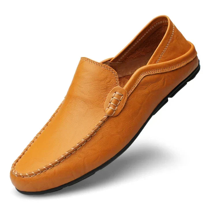 Marcus | Soft Leather Slip-On Men Loafers