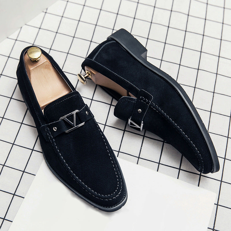 Alexander | Suede Buckle Formal Men Loafers