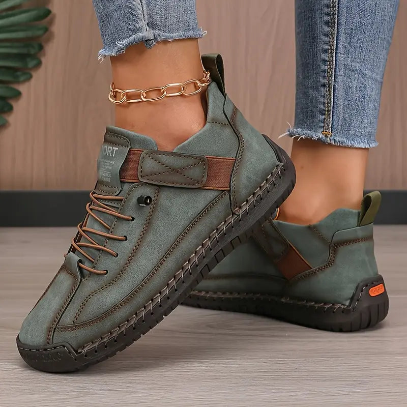 Nina | Leather Lightweight Women Orthopedic Sneaker